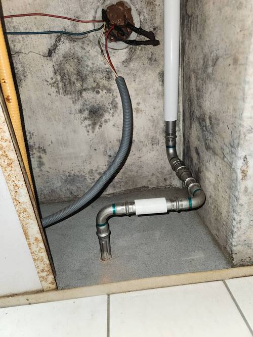 土城延壽路配1吋壓接管